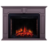 Каминокомплект THEODOR/РАФАЭЛЬ Серо-коричневый с очагом Электроочаг EPSILON/ЭПСИЛОН 33