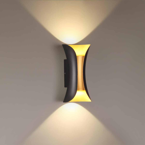 Уличный настенный светодиодный светильник Odeon Light Hightech Krista 3886/6BG фото 2