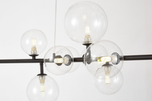 Подвесной светильник Lumina Deco LDP 7033-10 BK+CL фото 2