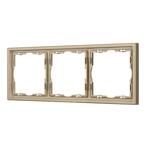 Рамка пластиковая FRM-NOBE-SFPL-3-GD Arlight 054221 Рамка пластиковая FRM-NOBE-SFPL-3-GD Arlight 054221