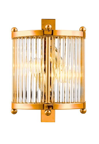 Бра Crystal Lux TADEO AP2 GOLD/TRANSPARENTE фото 3