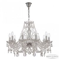 Люстра хрустальная 105/10/240 Ni Bohemia Ivele Crystal (Богемия Ивеле Кристалл)