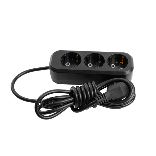 Удлинитель 3-местный б/з Stekker, HM01-31-02, 2м, 3x0,75, серия Home (У10-002),черный фото 2