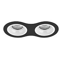 Комплект из светильников и рамки Lightstar Domino Round (214627+214606+214606) D6270606