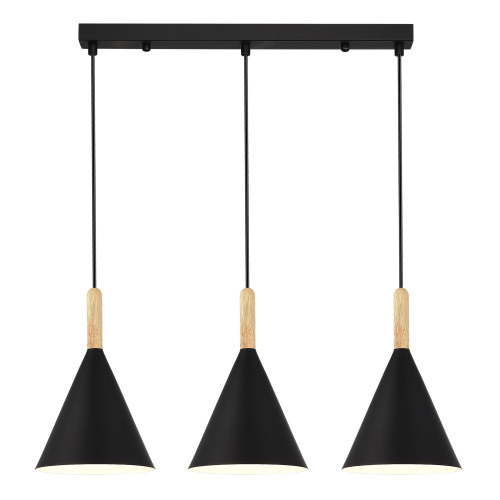 SLE1255-403-03 Светильник подвесной Черный/Черный E27 3*40W ARKET фото 4