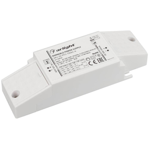 Драйвер Arlight ARJ-20-PFC-Triac-A 15-28V 19,6W IP20 0,5-0,7A 028186 Драйвер Arlight ARJ-20-PFC-Triac-A 15-28V 19,6W IP20 0,5-0,7A 028186