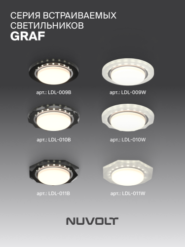 Встраиваемый светильник NUVOLT LDL-011B фото 21