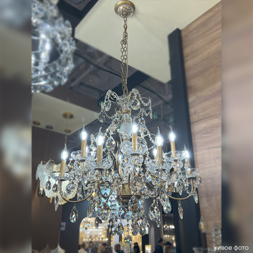 Люстра Crystal Lux ODELIS SP12 GOLD фото 3