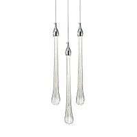 Подвесной светильник Teardrop 3 chrome