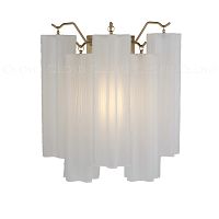 Бра Cloyd ANNO-C W1 / выс. 29 см - латунь светл. - белое матовое стекло (арт.20468)