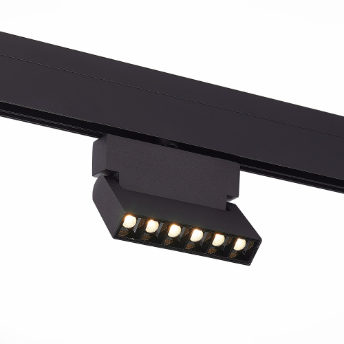 ST362.436.06 Магнитный трековый светильник Черный LED 1*6W 3000K 532Lm Ra>80 36° IP20 L120xW22xH134 SKYLINE 48 фото 4