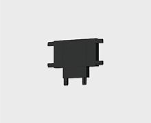IT09-9030 black соединитель Т-образный