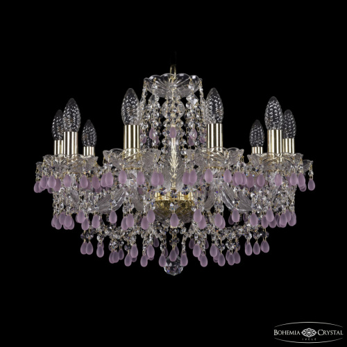 Люстра хрустальная 1410/10/195 G V7010 Bohemia Ivele Crystal (Богемия Ивеле Кристалл)