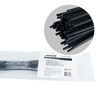 Термоусадочная трубка STEKKER HST-1575-100BK, длина 100 см., коэф. усадки 2:1