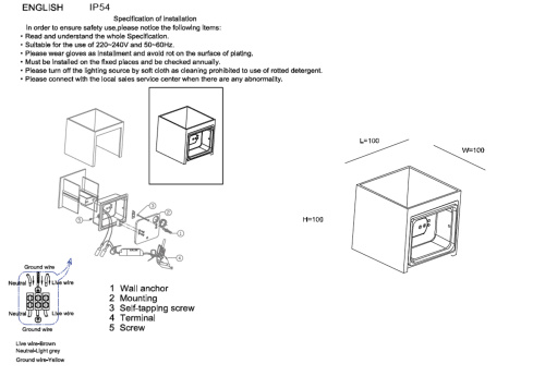 Бра Crystal Lux CLT 520W BL фото 2
