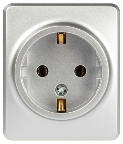 Розетка ЭРА Эксперт 11-2203-03 2P+E Schuko IP20 16A-250В ОУ алюминий Б0063020 фото 5 Розетка ЭРА Эксперт 11-2203-03 2P+E Schuko IP20 16A-250В ОУ алюминий Б0063020 фото 5