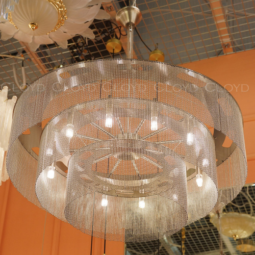 Люстра Cloyd ONASSIS C12 / Ø80 см - никель сатин (арт.11358) фото 3