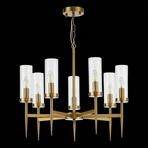 SL1159.303.07 Люстра подвесная ST-Luce Латунь/Латунь, Прозрачный E14 7*60W ACAZIO фото 4