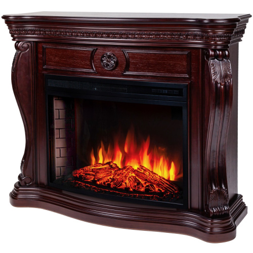 Каминокомплект BARCELONA/БАРСЕЛОНА Античный дуб с очагом Электроочаг FIRESPACE/ФАЕРСПЕЙС 33 фото 2