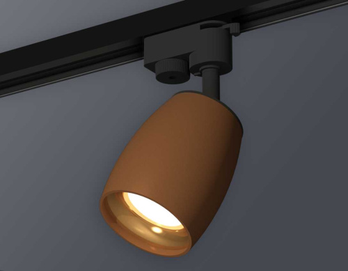 Комплект трекового светильника Ambrella light Track System XT1124034 SCF/PYG кофе песок/золото желтое полированное (A2521, C1124, N7014) фото 2