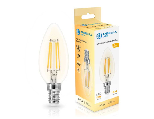 Лампа светодиодная Свеча C35 11W 2700K Ambrella light Bulding 351113 фото 3