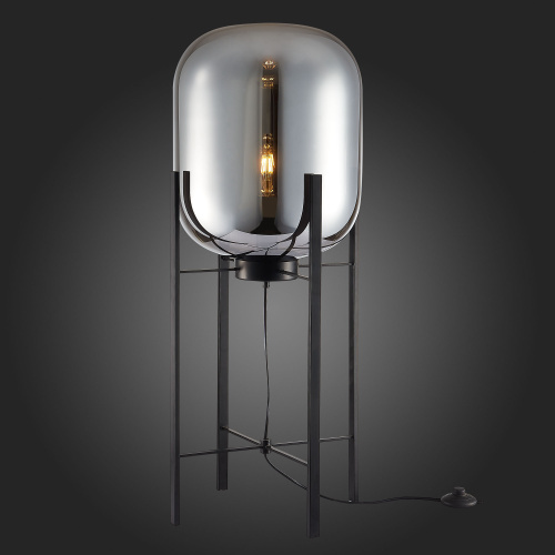 SL1050.715.01 Торшер ST-Luce Черный/Дымчатый E27 1*40W BURASCA фото 6