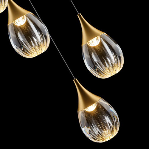 Подвесной светильник MD24001004-5A gold/clear фото 4