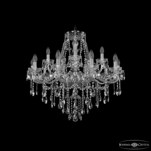 Люстра хрустальная 1415/10+5/300 Ni Bohemia Ivele Crystal (Богемия Ивеле Кристалл) Люстра хрустальная 1415/10+5/300 Ni Bohemia Ivele Crystal (Богемия Ивеле Кристалл)