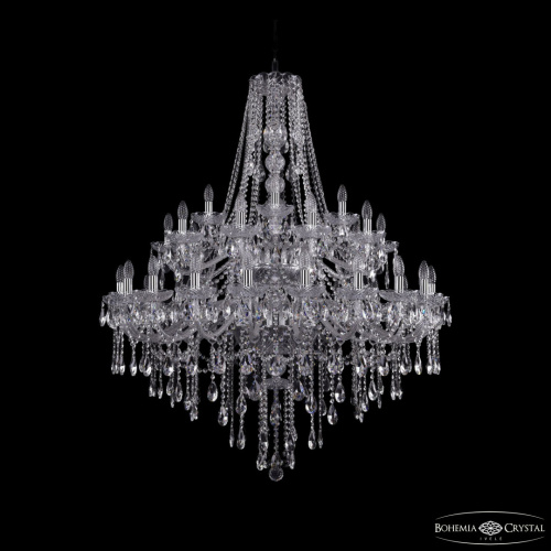 Люстра хрустальная 1415/20+10+5/400/2d Ni