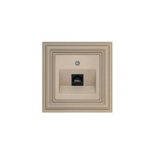 Розетка RJ45 Liregus Retro кремовый омбре 29-136