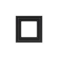 Рамка 1-постовая Liregus Retro черный матовый 29-243