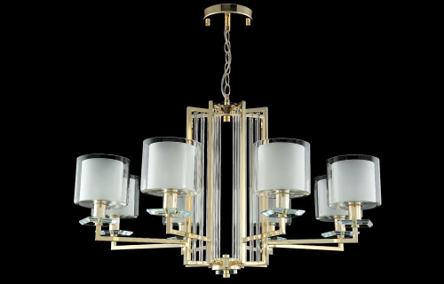 Люстра Crystal Lux NICOLAS SP-PL8 GOLD/WHITE фото 5