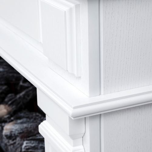 Каминокомплект ISLANDIA/СКАНДИ Белый дуб с очагом Электроочаг CASSETTE/КАССЕТА 1000 фото 4