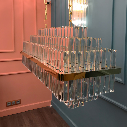 Люстра Cloyd BROTIGAN-D C12 / шир. 80 см - золото (арт.10767) фото 2