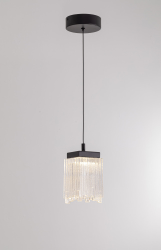 Подвесной светильник MD25020403-1A1 Matt black, LED/6.4W, 3000K dimmable фото 2