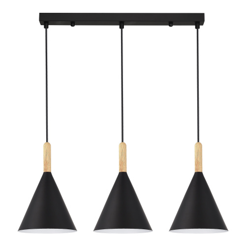 SLE1255-403-03 Светильник подвесной Черный/Черный E27 3*40W ARKET фото 6