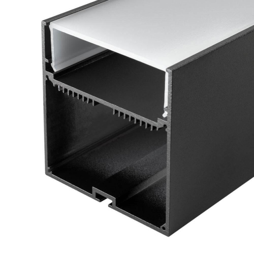 Профиль с рассеивателем Arlight SL-LINE-7477-2500 BLACK+OPAL 027991 Профиль с рассеивателем Arlight SL-LINE-7477-2500 BLACK+OPAL 027991