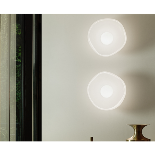 Настенный/Потолочный светильник Melt LED Surface Opal/Silver фото 4