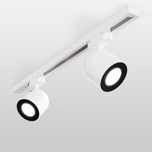 Трековый светильник для однофазного шинопровода Ogma GU10 белый MRL 1005 фото 4
