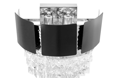 Бра Lumina Deco LDW 7045-2 BK+CHR фото 2