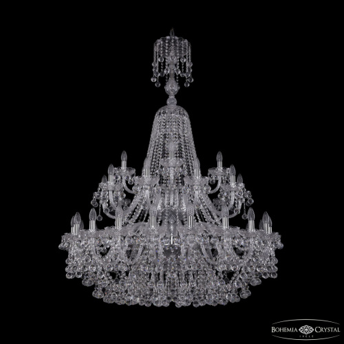 Люстра хрустальная 1409/20+10+5/400/XL-152/2d Ni Люстра хрустальная 1409/20+10+5/400/XL-152/2d Ni