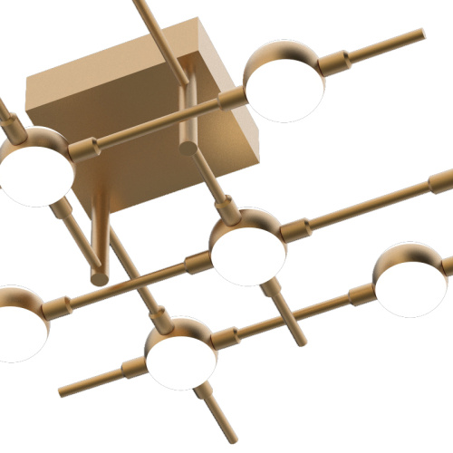 Потолочный светильник Molecular 10 gold фото 2