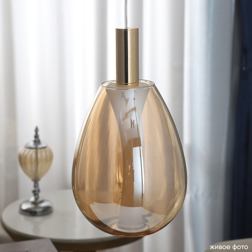Светильник подвесной Crystal Lux GAUDI SP4W LED AMBER фото 2