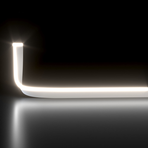 Светодиодный гибкий неон 24 В 10 Вт/м 120 Led/м 2835 IP65, дневной белый 4200K, 5м 24V 10W 120Led 2835 IP65 фото 2
