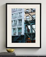 Интерьерный постер "Fire Escapes"