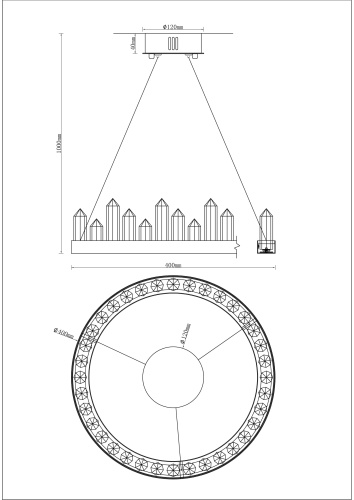 Люстра подвесная Moderli V9050-PL Ingrid фото 6 Люстра подвесная Moderli V9050-PL Ingrid фото 6
