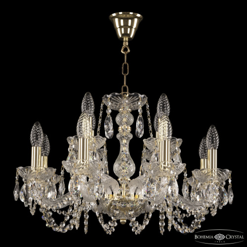 Люстра хрустальная 119/8+4/200 G Bohemia Ivele Crystal (Богемия Ивеле Кристалл) фото 2