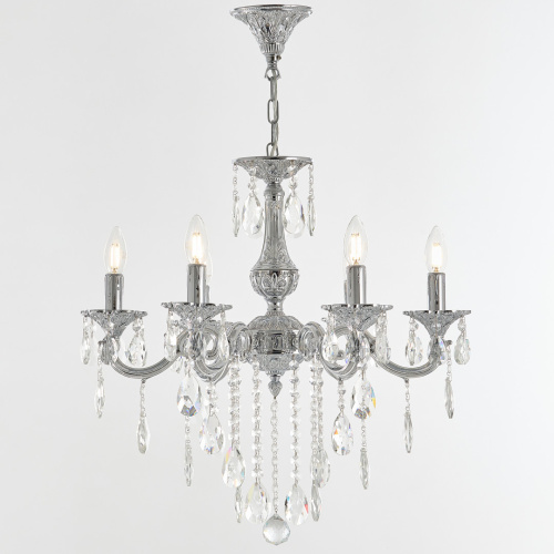 Люстра с хрустальными подвесками AL78101/6/175 B NW Bohemia Ivele Crystal (Богемия Ивеле Кристалл) фото 7