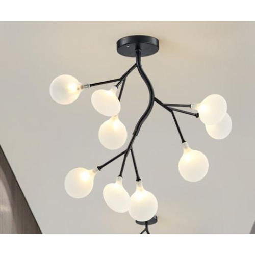 Люстра подвесная Alfa Light F2124-04 9 430*H400 Чёрное Люстра подвесная Alfa Light F2124-04 9 430*H400 Чёрное