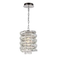 SL6137.103.01 Светильник подвесной ST-Luce никель/прозрачный E14 1*40W STROZZI